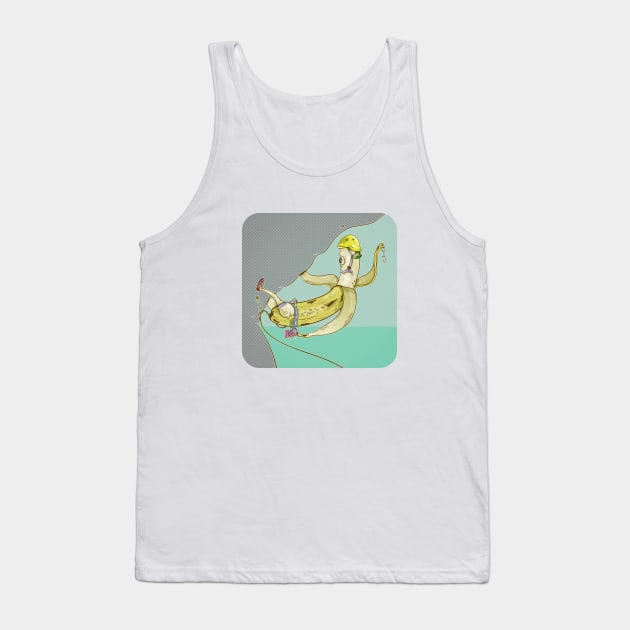 Banana lead rock climbing Tank Top by mailboxdisco